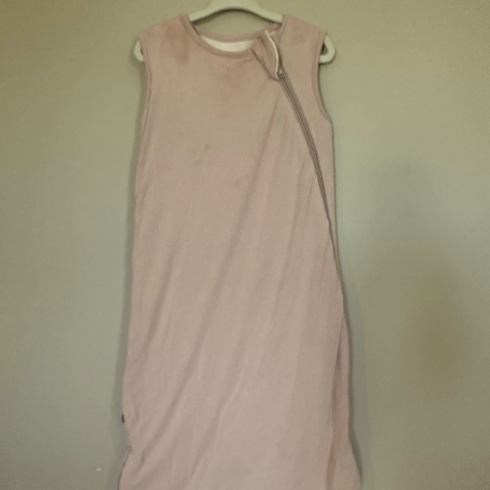 Blush pink Kyte baby sleep sack 0-6 months